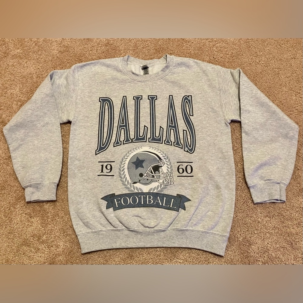 Dallas Cowboys Vintage Adult Small Crewneck Sweatshirt 1990s Unisex See Photos